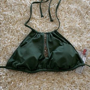 Bikini lab halter top
